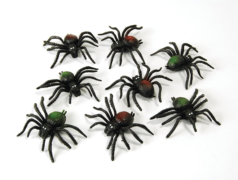 Scary Creatures. Spiders. (8/pkt)